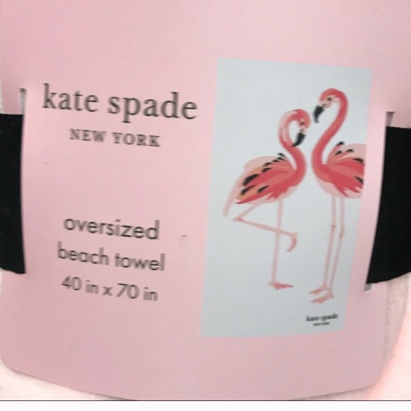 🦩🏖🦩Kate spade beach towel flamingo - Picture 5 of 5
